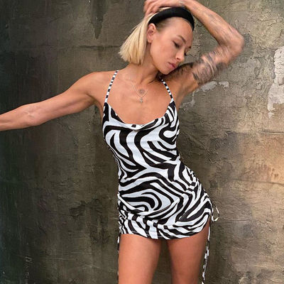 Pantalón de mujer con cordón de cinturón sexy sin espalda delgado con cinturón bajo