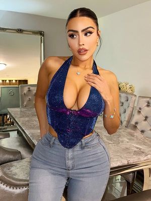 Nuevo chaleco de mujer sexy estilo de moda de alta calidad.