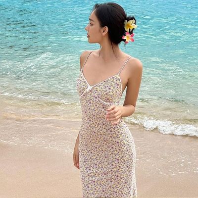 Nueva moda patrón de impresión personalizado Sexy vestido de correa Una variedad de patrones se pueden personalizar